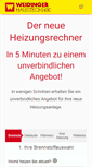 Mobile Screenshot of haustechnik-weidinger.de